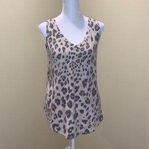 Sleeveless Animal Print T